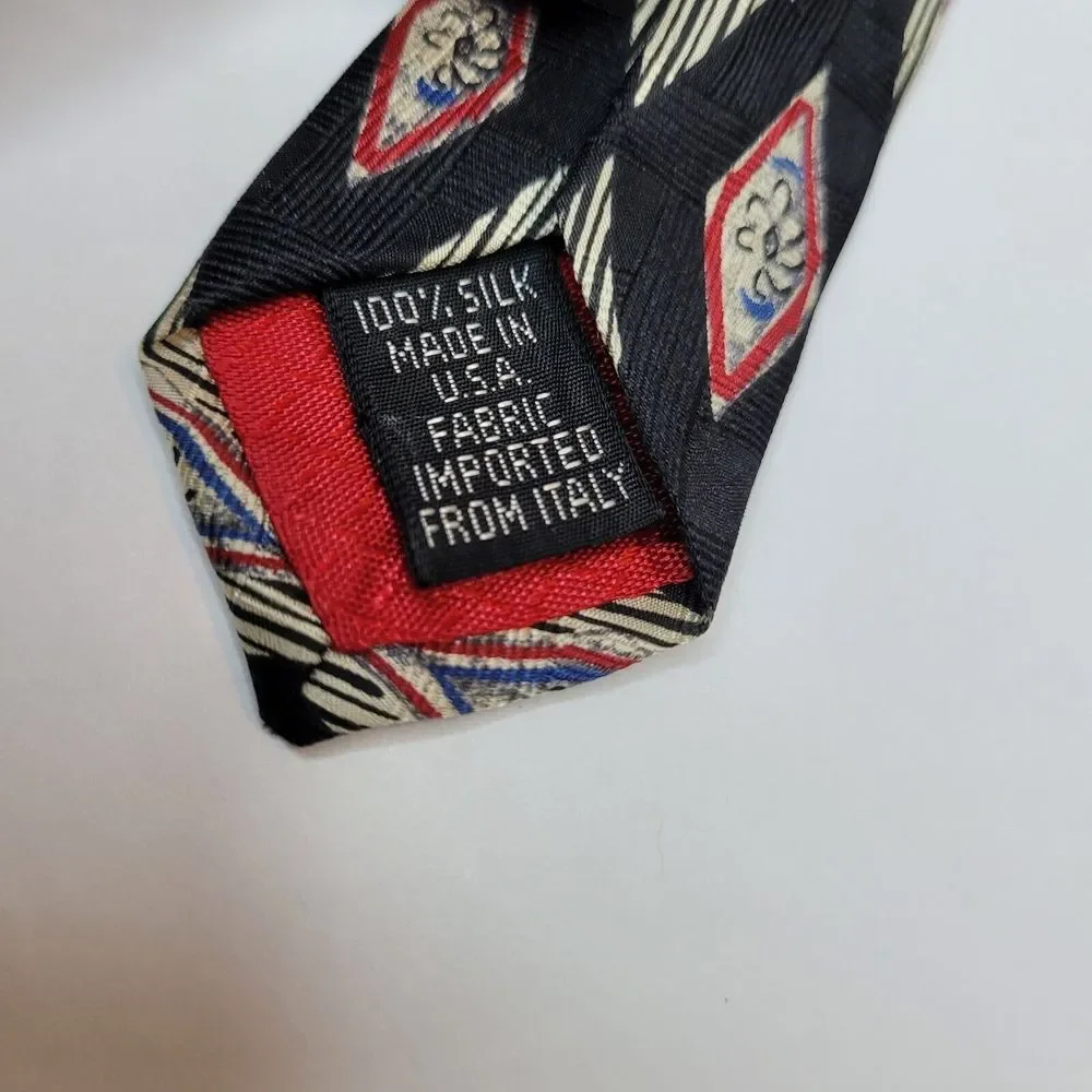 ZIONETTI Italian Silk Collection, 100% silk, Fabric Imported From Italy Mens Tie